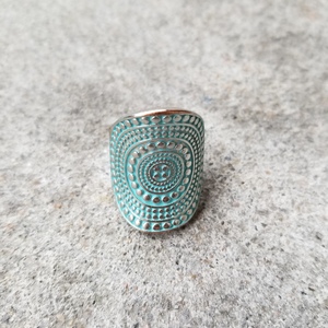 Silver and Turquoise Statement Ring is being swapped online for free