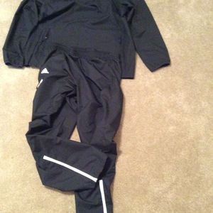 Adidas rain jacket and pants is being swapped online for free