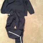 Adidas rain jacket and pants is being swapped online for free