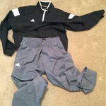 Rain jacket and pants is being swapped online for free