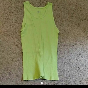 Lime Green Ribbed Tank Top is being swapped online for free