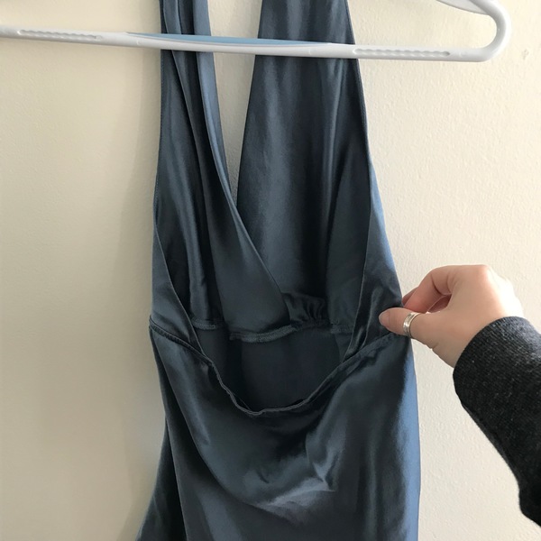 Gray Halter Top from Express size small is being swapped online for free