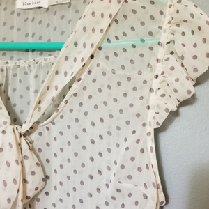 Anthropologie Bluebird Blouse  is being swapped online for free