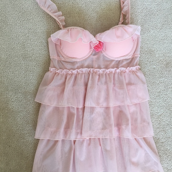 Pink Frill/Tulle Nightie Lingerie  is being swapped online for free
