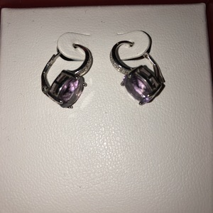Sterling silver and amethyst earrings is being swapped online for free