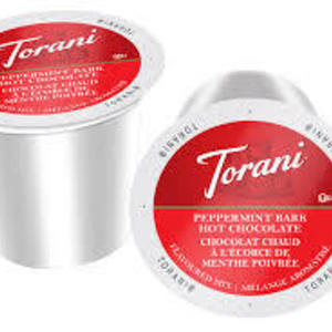 K cup Torani - Peppermint Bark Hot Chocolate is being swapped online for free