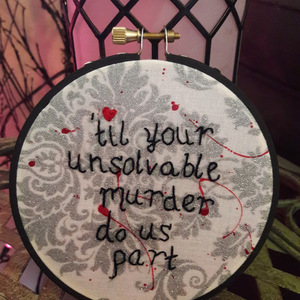 Valentines funny embroidery is being swapped online for free
