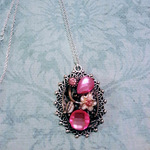 Pink and silver necklace is being swapped online for free