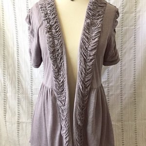 urban outfitters lavender cardigan s/m is being swapped online for free