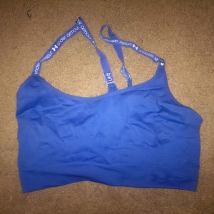 pending under aroumer sports bra  is being swapped online for free