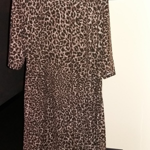 Pink  Clover Leopard print dress  is being swapped online for free