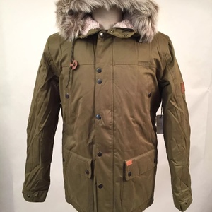 Globe Puffy Parka Hooded Jacket Hobson Olive Size M Faux Fur Sherpa is being swapped online for free