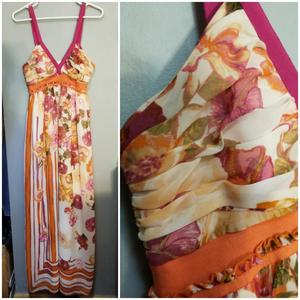 Alberta Ferreti Floral Maxi Dress sz 2 is being swapped online for free