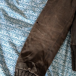 real leather bomber jacket is being swapped online for free