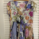 Johnny Was Silk Maxi Dress XS is being swapped online for free