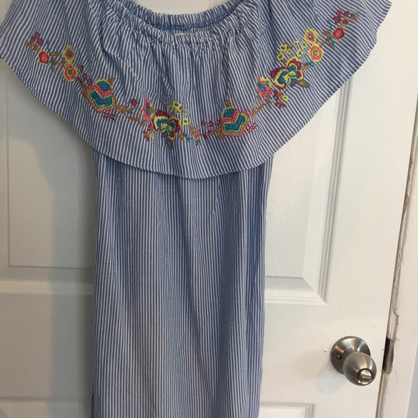 Light Blue Off the Shoulder Dress is being swapped online for free