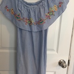 Light Blue Off the Shoulder Dress is being swapped online for free