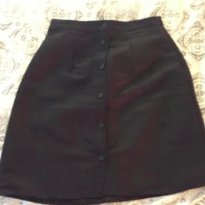 Charlotte Russe Black Suede Skirt is being swapped online for free