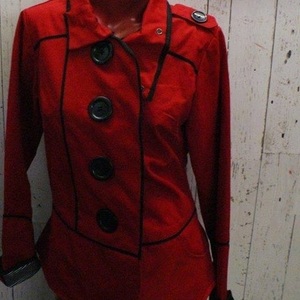Awesome !!! Red Automn or Spring Jacket by the brand SCHWIING  is being swapped online for free
