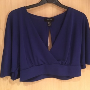 Blue New Look Shrug Crop Top is being swapped online for free