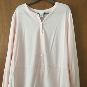 Lt pink J Jill blouse  is being swapped online for free