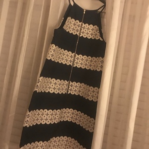 Navy and Gold Lily Pulitzer dress is being swapped online for free