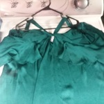 XXL green blouse brand new never worn is being swapped online for free