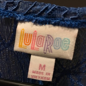 Lularoe Lindsay Kimono size M color blue- NWOT  is being swapped online for free