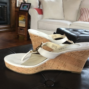 Michael Kors White sandals is being swapped online for free