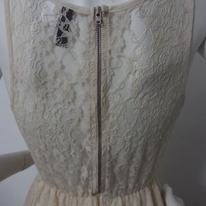 Divided H&M Blush Pink Lace Hi-Lo Dress 4 34 S is being swapped online for free