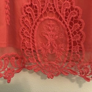 Embroidered Pink Lace Sleeveless Top is being swapped online for free