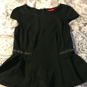 Black Peplum Top is being swapped online for free