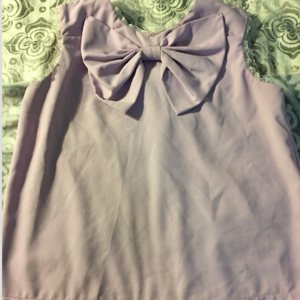 Vintage Bow Tank - Lavender is being swapped online for free