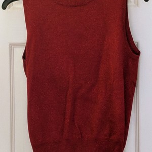Beautiful Sleeveless Sparkle Red Top is being swapped online for free