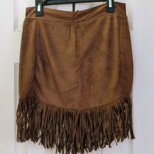 Brown Fringe skirt is being swapped online for free