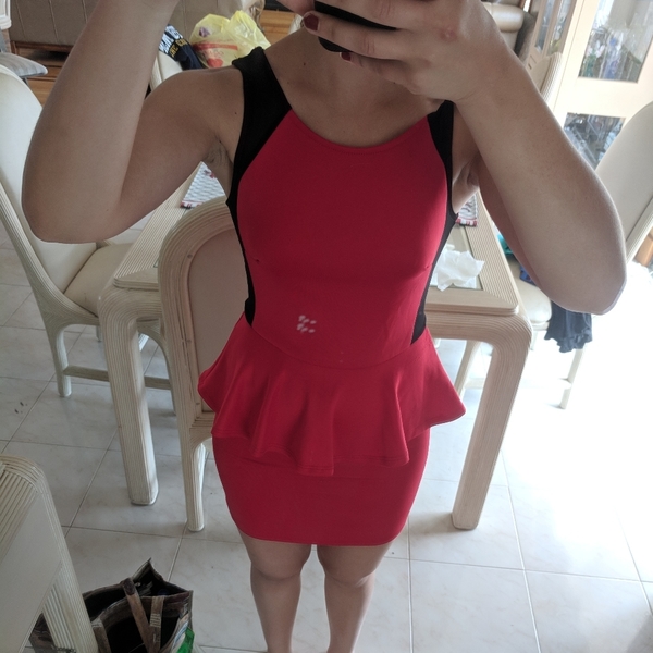 Peplum dress is being swapped online for free