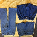 Ladies size 16 denim shorts/capris is being swapped online for free