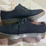 Doc Marten Canvas Sneakers, black low-tops w/air cushion soles is being swapped online for free