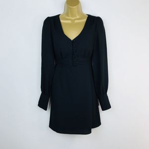 Great silk Alice Temperley little black dress XS 0 is being swapped online for free