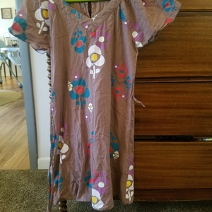 Cute hippie boho dress with flowers is being swapped online for free
