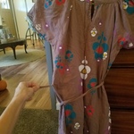 Cute hippie boho dress with flowers is being swapped online for free