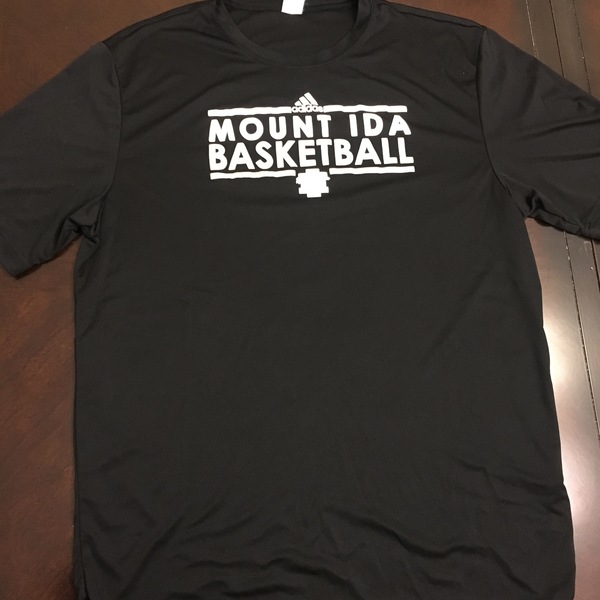 Mount Ida College Basketball T-Shirt ~ Adidas is being swapped online for free