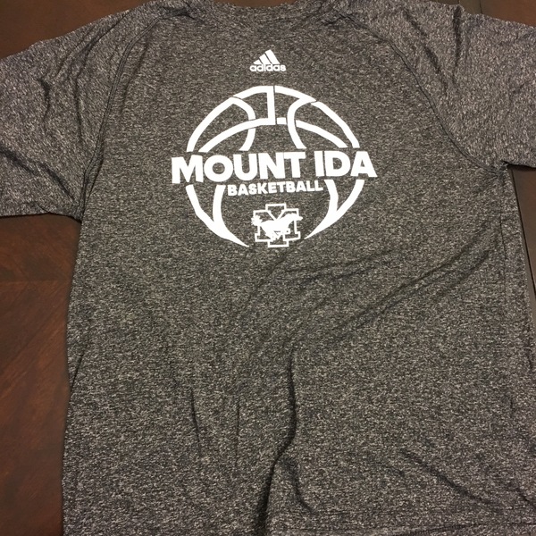 Mount Ida College Basketball T-Shirt ~ Adidas is being swapped online for free