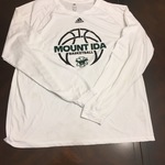 Mount Ida College Basketball Long Sleeve T-Shirt ~ Adidas ~ Climalite is being swapped online for free
