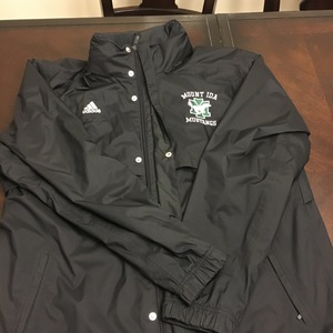 Mount Ida College Basketball Winter Jacket ~ Adidas Climaproof is being swapped online for free