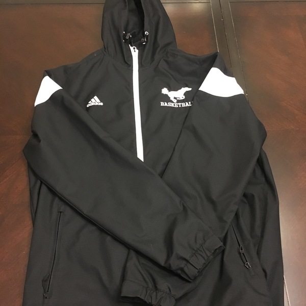 Mount Ida College Basketball jacket ~ Adidas is being swapped online for free