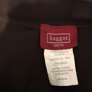 Haggar petite 18w Long brown dress pants   is being swapped online for free