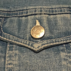 Vintage 90s Jean Jacket size L (10/12) is being swapped online for free