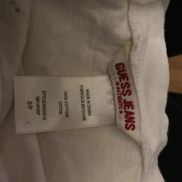 Guess jeans tee shirt  is being swapped online for free