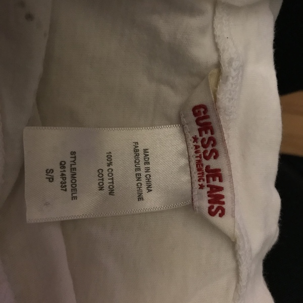 Guess jeans tee shirt  is being swapped online for free